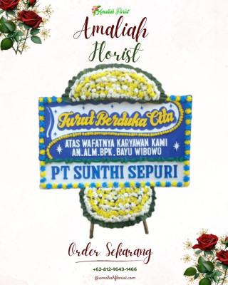 Papan Bunga Duka di Duren Seribu