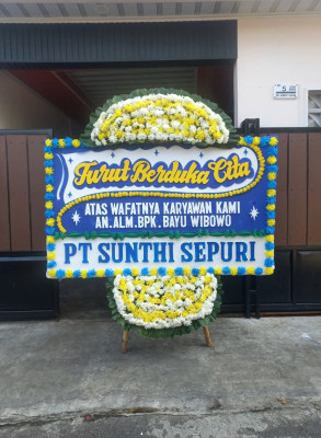 Papan Bunga Duka di Duren Seribu